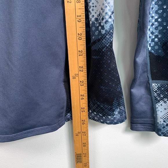 Athleta Women's M Blue Running Wild Half Zip Long Sleeve Pullover - Picture 5 of 7